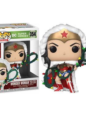 FUNKO DC英雄神奇女侠POP公仔 正版潮玩模型手办玩具圣诞节礼物