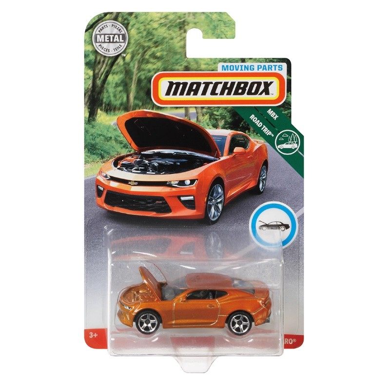 MATCHBOX火柴盒仿真城市英雄小车珍藏版模型玩具 合金科迈罗跑车