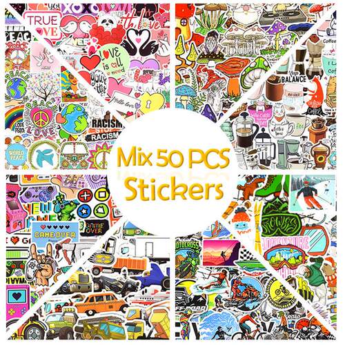 Waproof Laptop Stickers for Kids Toys Graffiti Cute Sticker
