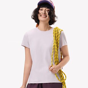 冰凉感速干圆领套头休闲防晒半袖 好彩短袖 新款 女2026夏季 680 T恤衫