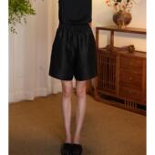 国风百搭休闲短裤 100%桑蚕丝新中式 岚漪