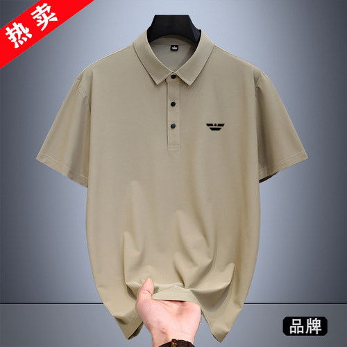 男士t恤短袖polo衫男装上衣冰丝