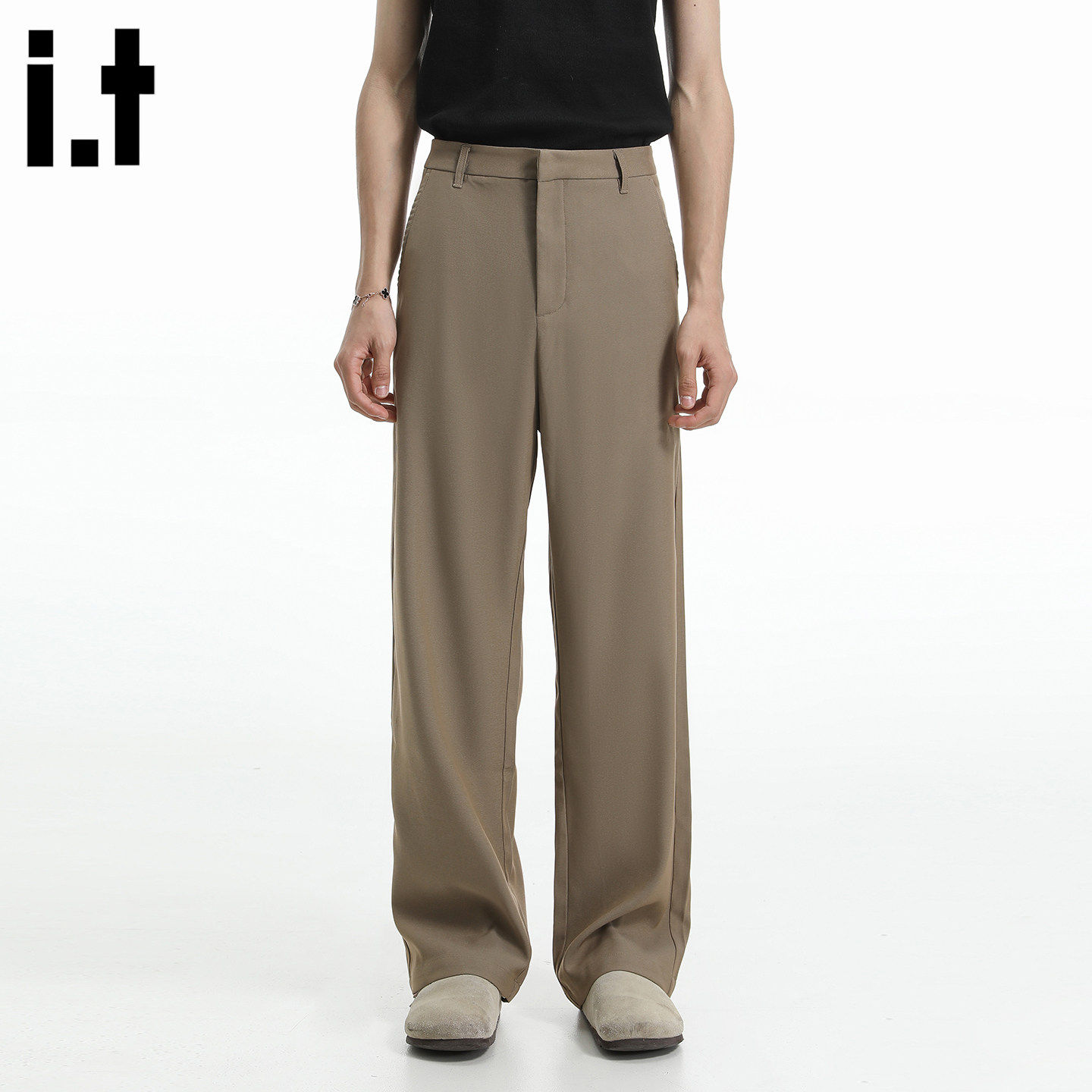 New Bcfauae NB男女同款休闲 西装裤直筒裤新款夏季高腰长裤