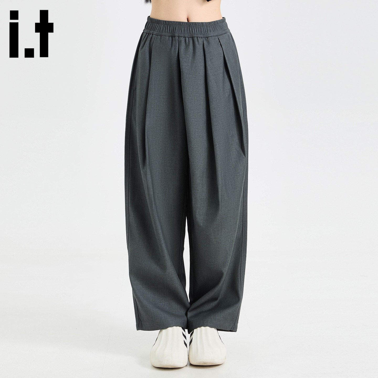 New Bcfauae NB薄款潮流西装裤男女夏季休闲 阔腿九分裤