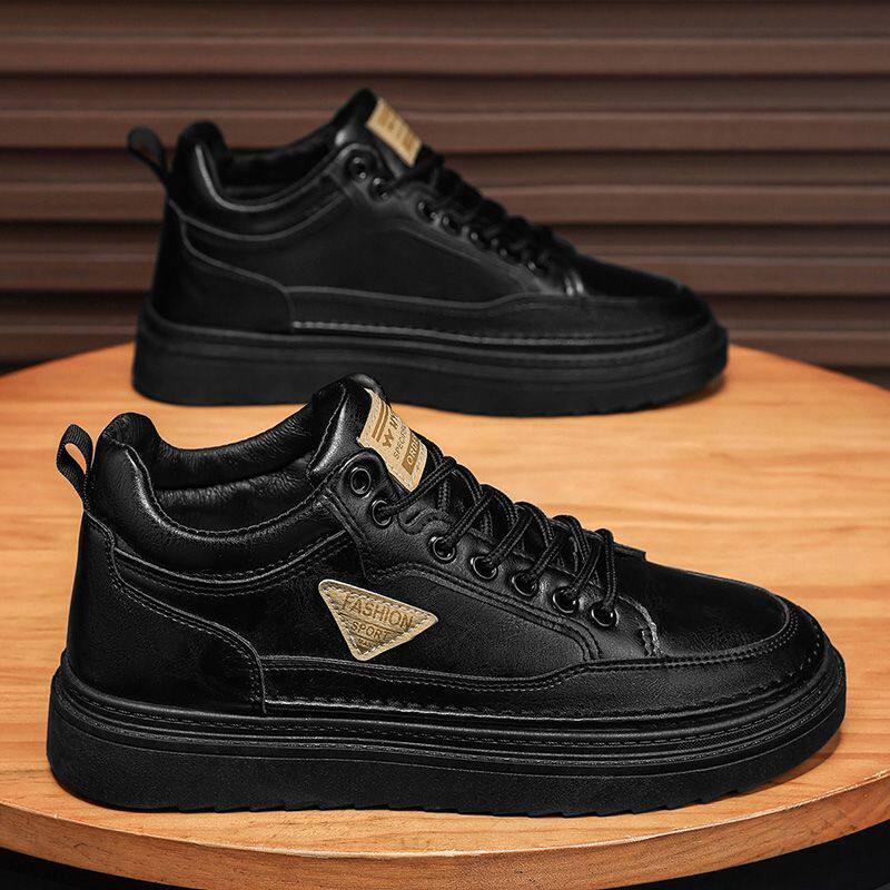 官方正品New Bcfauae NB冬季新款高帮马丁靴男潮流百搭厚底休闲皮