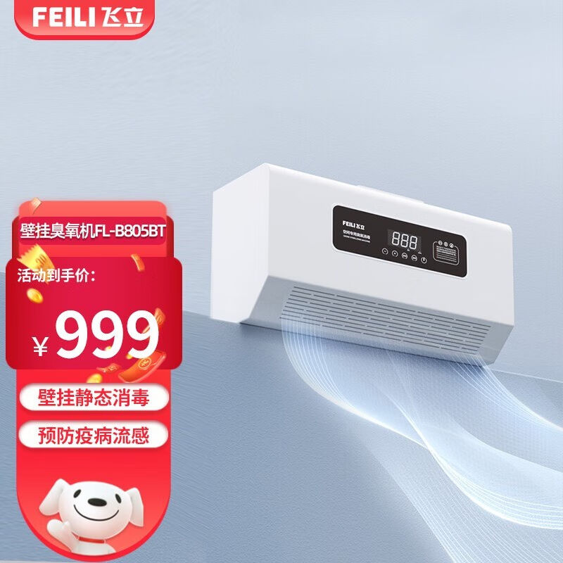 飞立（FEILI）壁挂式臭氧发生器家用空气净化器工厂杀菌消毒除异