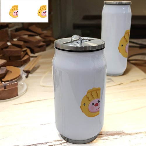 loopy小海狸草莓熊联名赞萌露比表情包大容量潮流304不锈钢保温杯