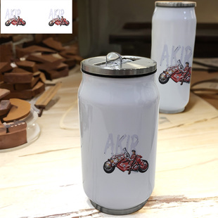 ins阿基拉大友克洋赛博朋克机械风防漏喝水高颜值304不锈钢保温杯