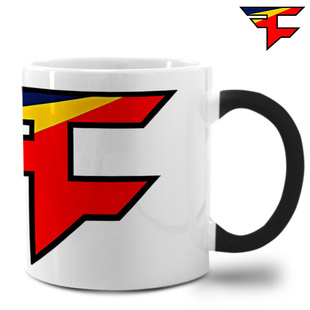 FaZe战队CSGO比赛变色杯2025时尚 外贸出口来图定制马克杯陶瓷水杯