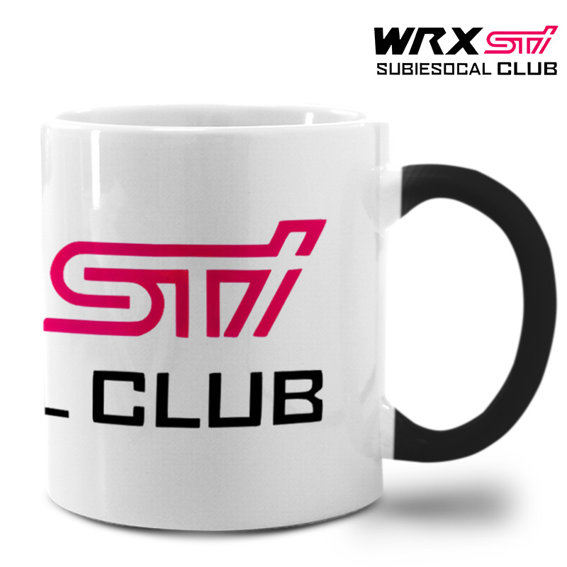 引擎怪兽STI跑车改车JDM汽车爱好者变色杯高颜值马克杯陶瓷水杯子