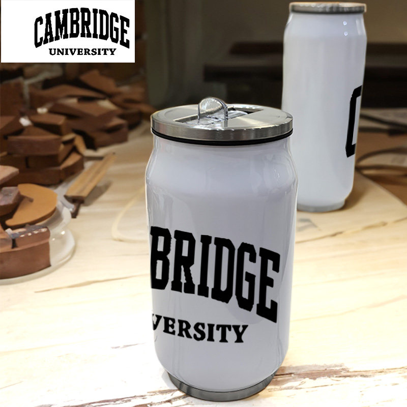 ins剑桥大学纪念品双层学生上学专用生日礼物运动304不锈钢保温杯