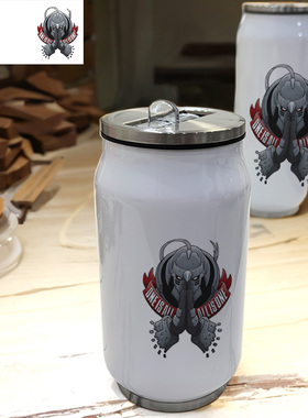 钢之炼金术师钢炼人造人标志221毕业礼物旅居定做304不锈钢保温杯