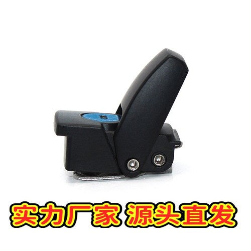 五金 DK604-1锌合金工业设备柜门箱锁具带钥匙黑色亮铬搭扣锁CE06
