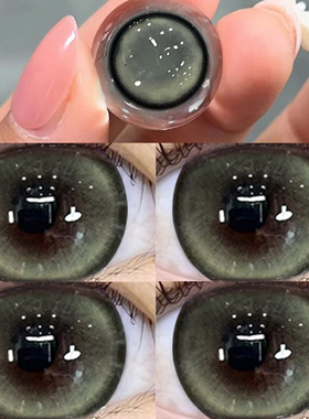 绿色美瞳新款半年抛大小直径COS混血隐形眼镜正品官方旗舰店EJL