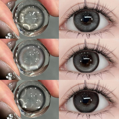 灰色纯欲美瞳日抛30片一次性隐形眼镜小大直径10片装正品官网JLE