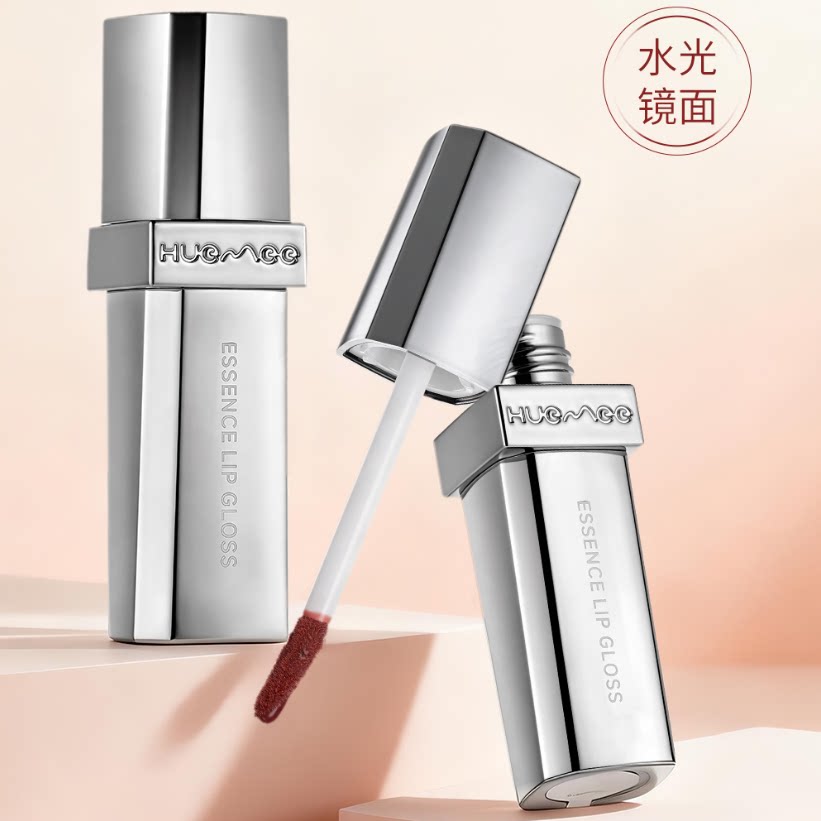 绘迷水感不沾杯精华唇蜜06#怦然邂逅不掉色持久茶棕玫瑰花冻