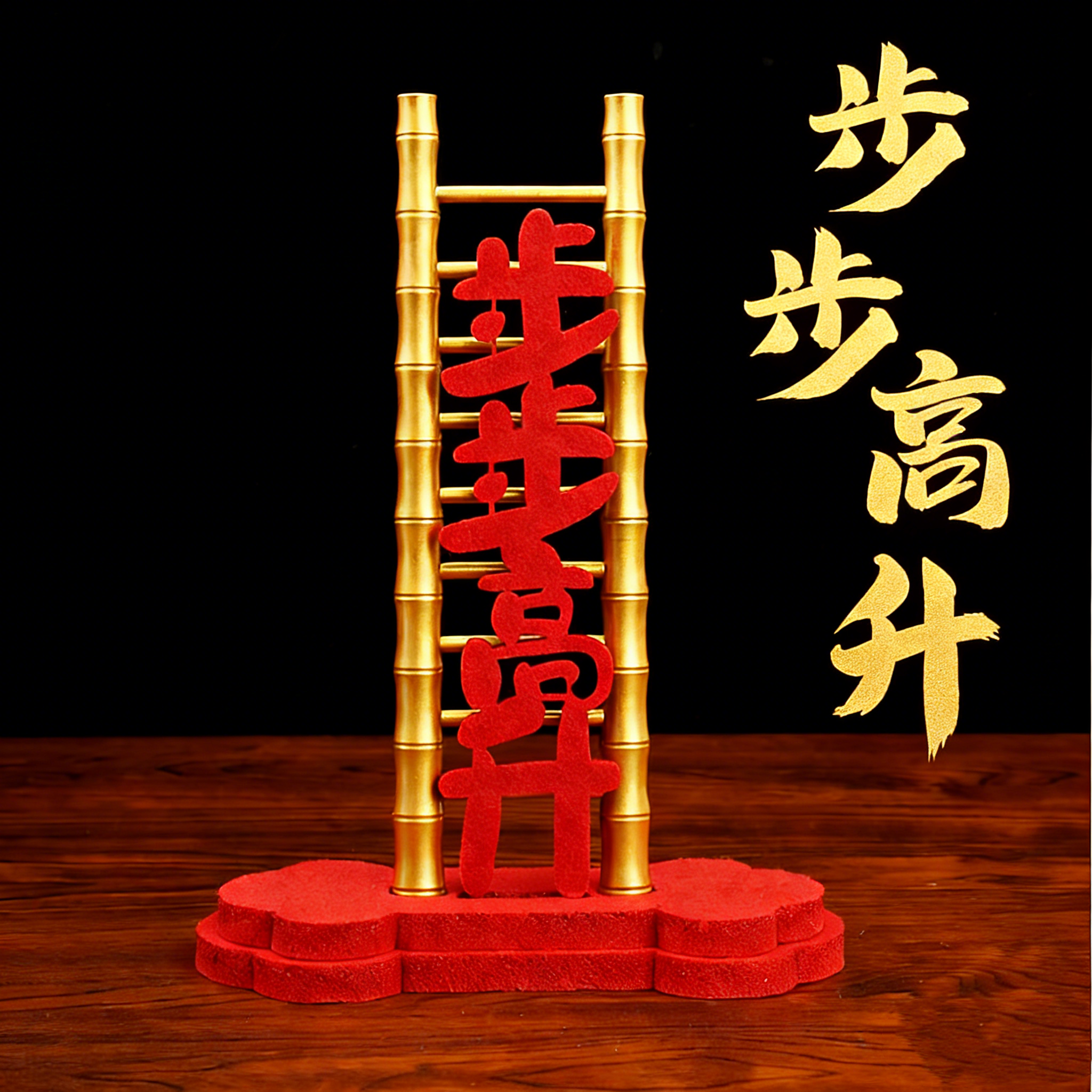 步步高升乔迁梯子黄铜摆件乔迁新居礼物纯铜客厅开业居家新房送礼,家居饰品,桌面摆件,淘宝优惠券,粉丝福利购,淘宝优惠卷