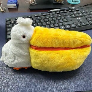 丑到爆的笔袋笔袋抽象笔袋搞怪丑萌韩式ins风笔袋毛绒拉链笔袋