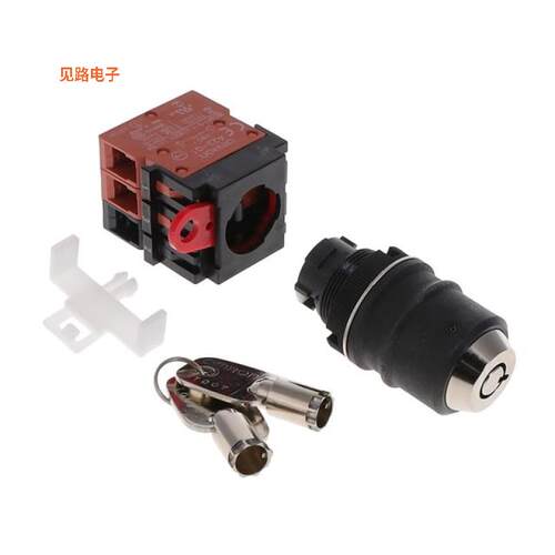 A22TK-2LR-12-K07 -[全新SWITCH KEYLCK 2POS DPST 10A 110V]