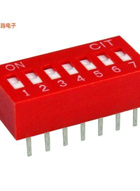 KG07R -原装[SWITCH SLIDE DIP SPST 0.025A 24VSPST