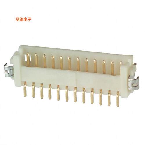 DF13A-12P-1.25H(51) -[全新CONN HEADER SMD R/A 12POS 1.25MM]