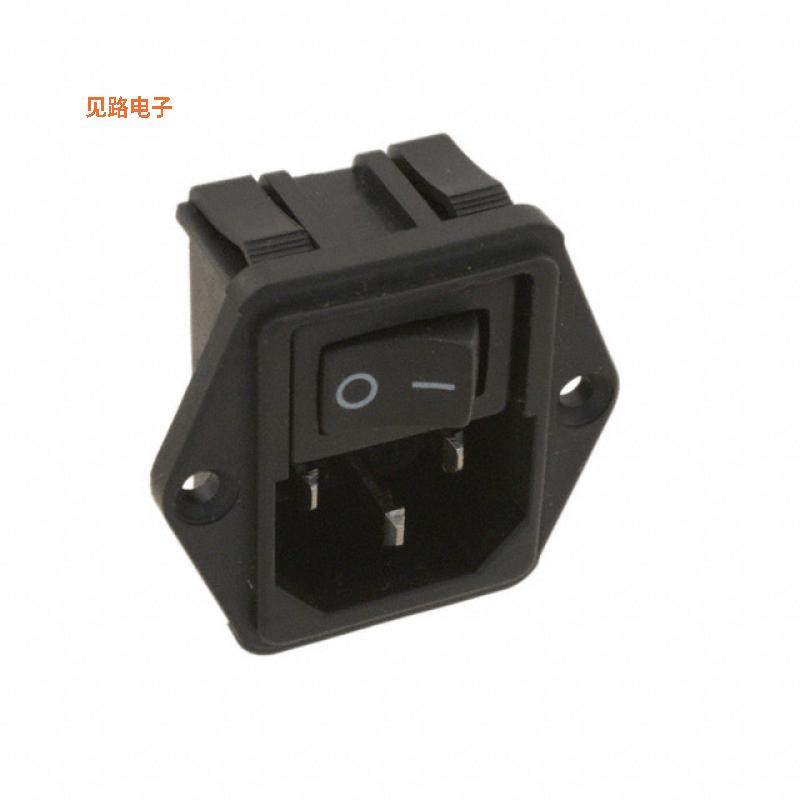 1609112-3 -原装[PWR ENT MOD RCPT IEC320-C14 PNLIEC 320-C14