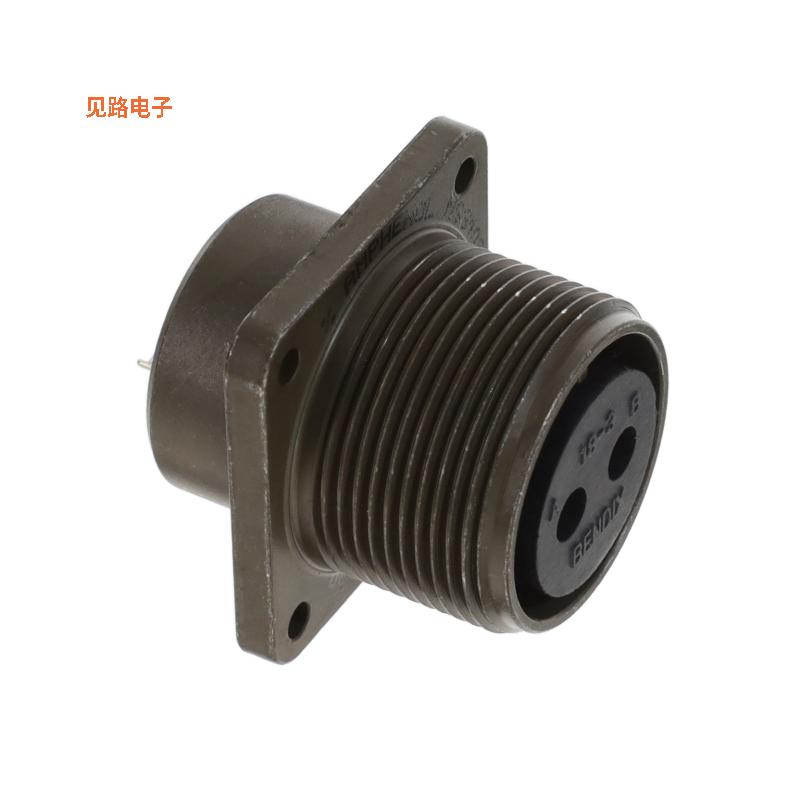 MS3102E18-3S -[全新CONN RCPT FMALE 2P SILV SLDR CUP]