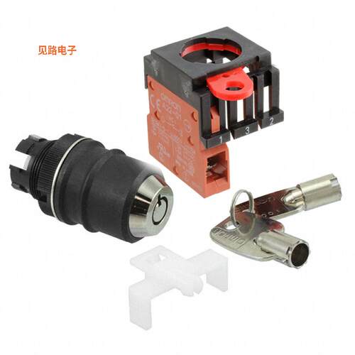 A22TK-2RR-01-K01 -[全新SWITCH KEYLCK 2POS SPST 10A 110V]