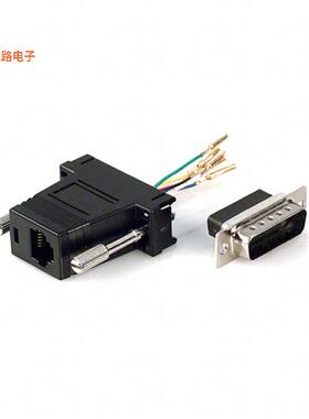 AMK-0016 -[全新ADAPT DB15M TO 6P6C JACK BLACK]
