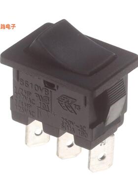H8610VBBB -原装[SWITCH ROCKER SPDT 10A 277V面板安装，卡入式