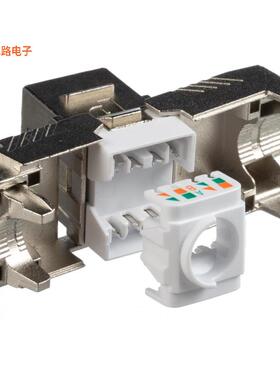 KJS6X88TCBL -原装[CATEGORY 6A, RJ45, 10 GB/S, 8-PO模块