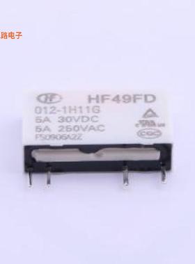 HF49FD/012-1H11G -[原装功率继电器SIP,5x20mm