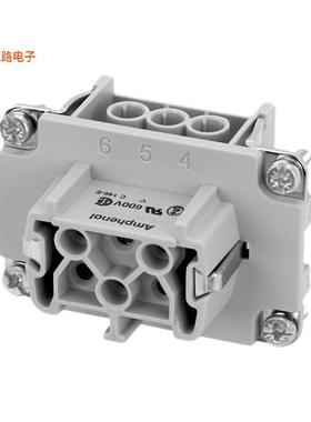 C14610B0061021 -原装[INSERT FEMALE 6POS+1GND SCREW插件