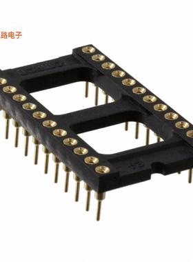 XR2A-2411-N -[全新CONN IC DIP SOCKET 24POS GOLD]