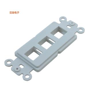 全新Wallplate Wht DEC Keystone Decora