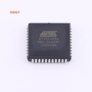 AT27C4096-90JU -[原装非易失性存储器(ROM)PLCC-44(16.6x16.6)