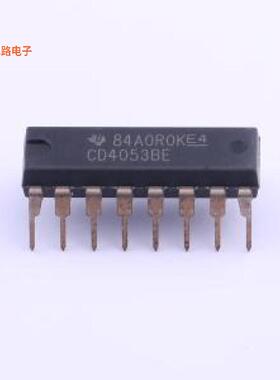 CD4053BE -[原装模拟/多路复用器PDIP-16