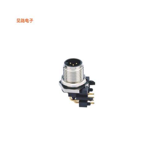 MB12MBAFF05RA-0 -[全新M12 ANG 5-PIN MALE PANEL MOUN]