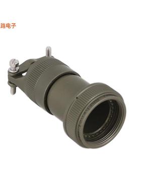 A850491917W04 -[全新CONN BACKSHLL W/CLMP SZ17 E OLIV]