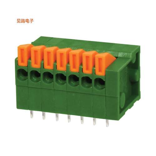 TBL003-254-07GR-2OR -[全新TERMINAL BLOCK, SCREWLESS, 2.54,]