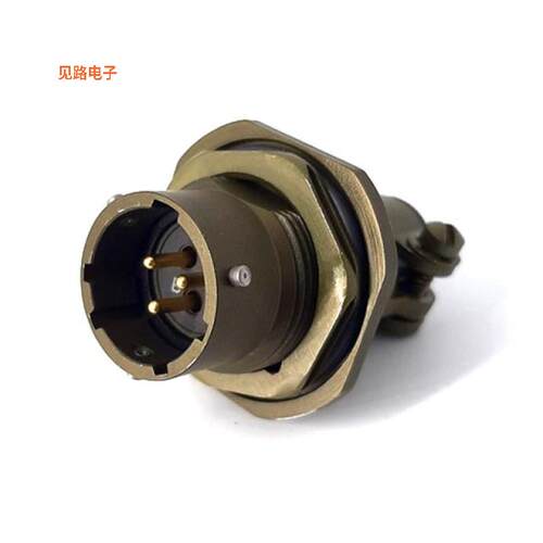 MSW07E12-3P-SR -[全新JAM NUT RECEPTACLE, WITH STRAIN]