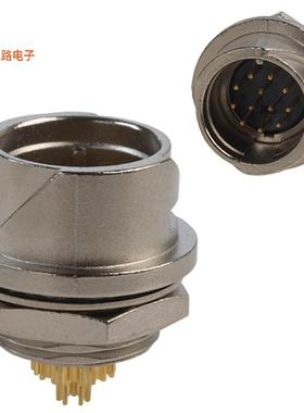 LF10WBR-12P -[全新CONN RCPT MALE 12P GOLD SLDR CUP]