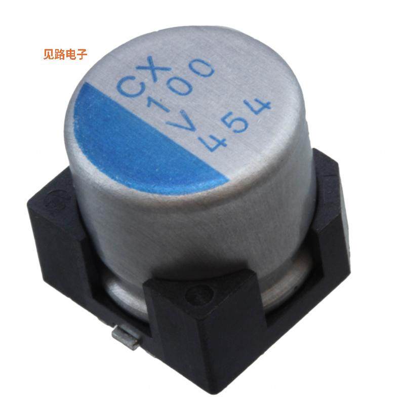 PCX1V101MCS1GS -原装[CAP ALUM POLY 100UF 20% 35V SMD聚合物