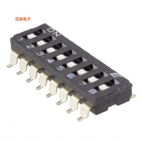 KAE08TGGT -[全新SWITCH SLIDE DIP SPST 0.025A 24V]