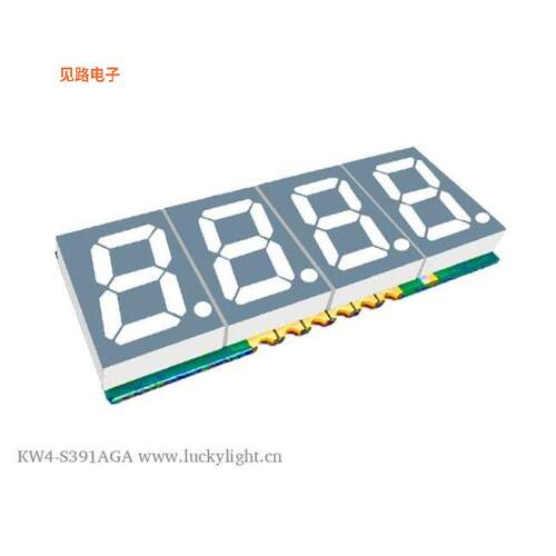 KW4-S391AGA -[全新0.39inch (10.00mm), Yellow Green]