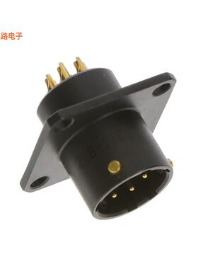 62GB12E1006PN -原装[CONN RCPT MALE 6POS GOLD插座，公形引脚