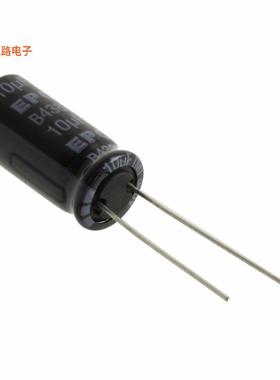 B43851K2106M000 -原装[CAP ALUM 10UF 20% 250V RADIAL TH10 F