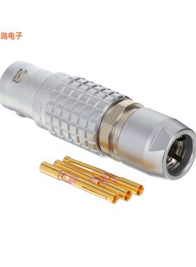 FGJ.2B.303.CYMD72 -[全新CONN PLUG FMALE 3POS GOLD CRIMP]