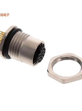 1559958 -原装[CONN RCPT FMALE 17POS GOLD SLDR插座，母型插口