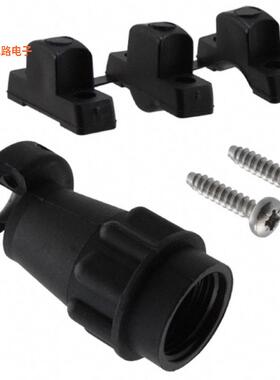 TR10ASR1N -原装[CONN BACKSHELL W/CLAMP SZ 10 BLK底壳，电缆夹